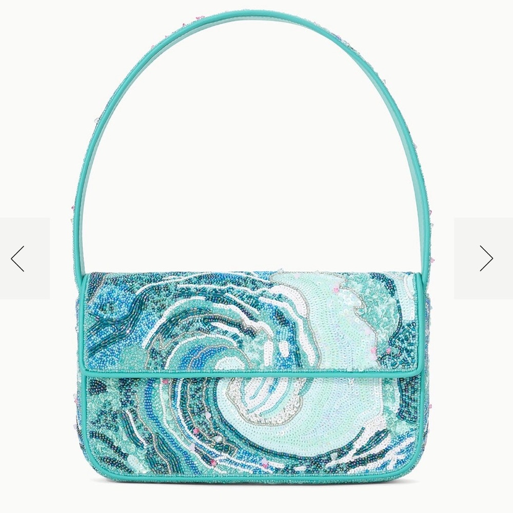 Staud Tommy Beaded Bag - Tidal Wave